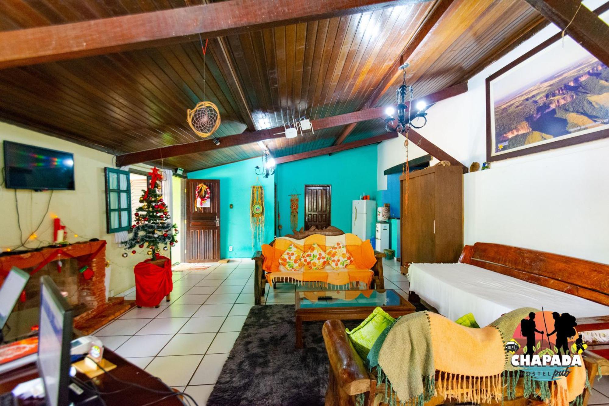 Hostel Chapada Dos Guimaraes Bagian luar foto